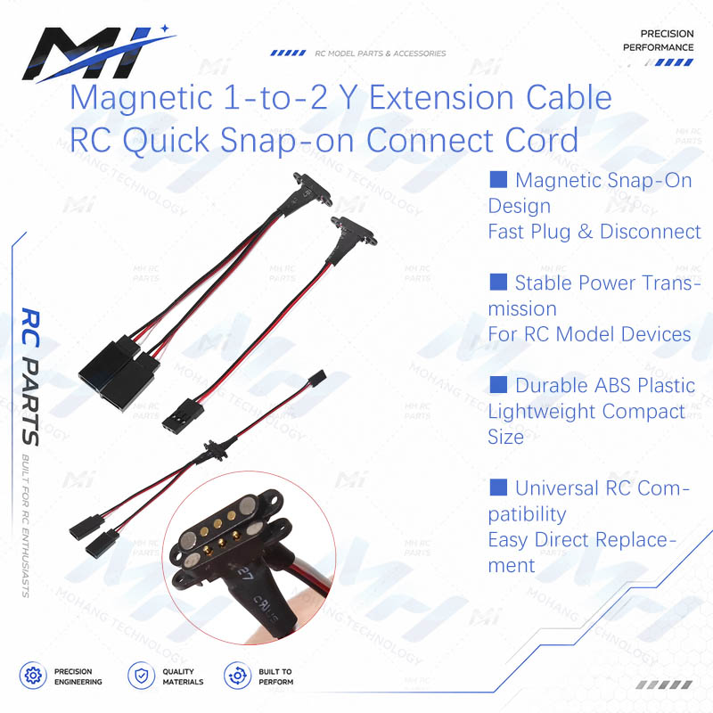 Drone Rc2 - Magnetic 1-to-2 Y Extension Cable JR
