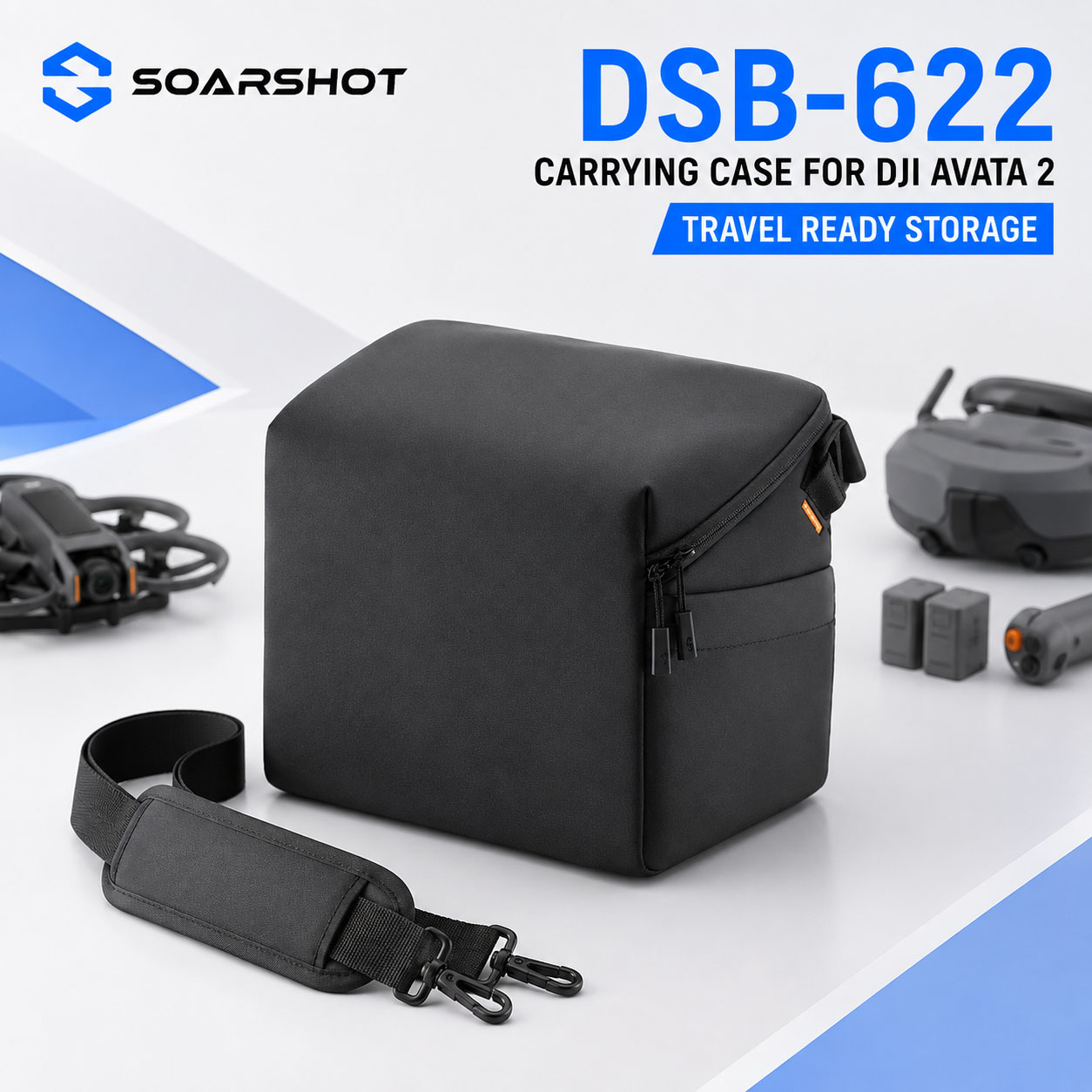 Drone Carrying Bag - SOARSHOT Carrying Case for DJI Avata