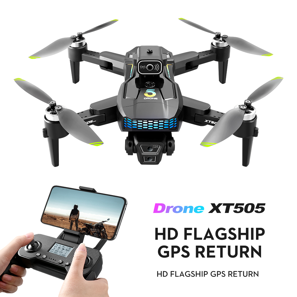 XT505 RC Drone 4K Dual Camera  - Xt505 Rc Drone 评论和价格