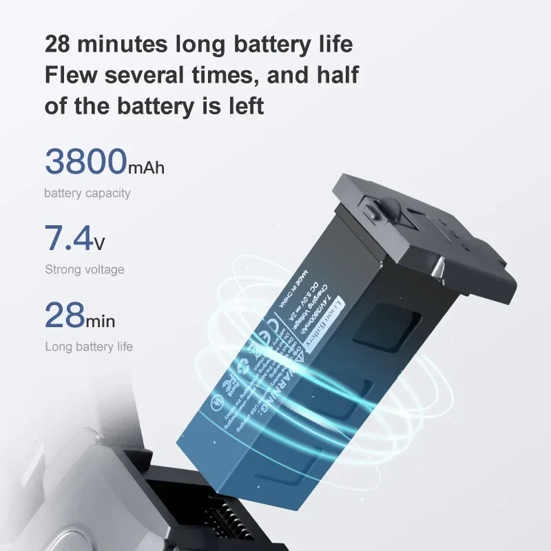 YUNX 7.4V 3800mAh Rechargeable - Lyzrc Drone 评论和价格