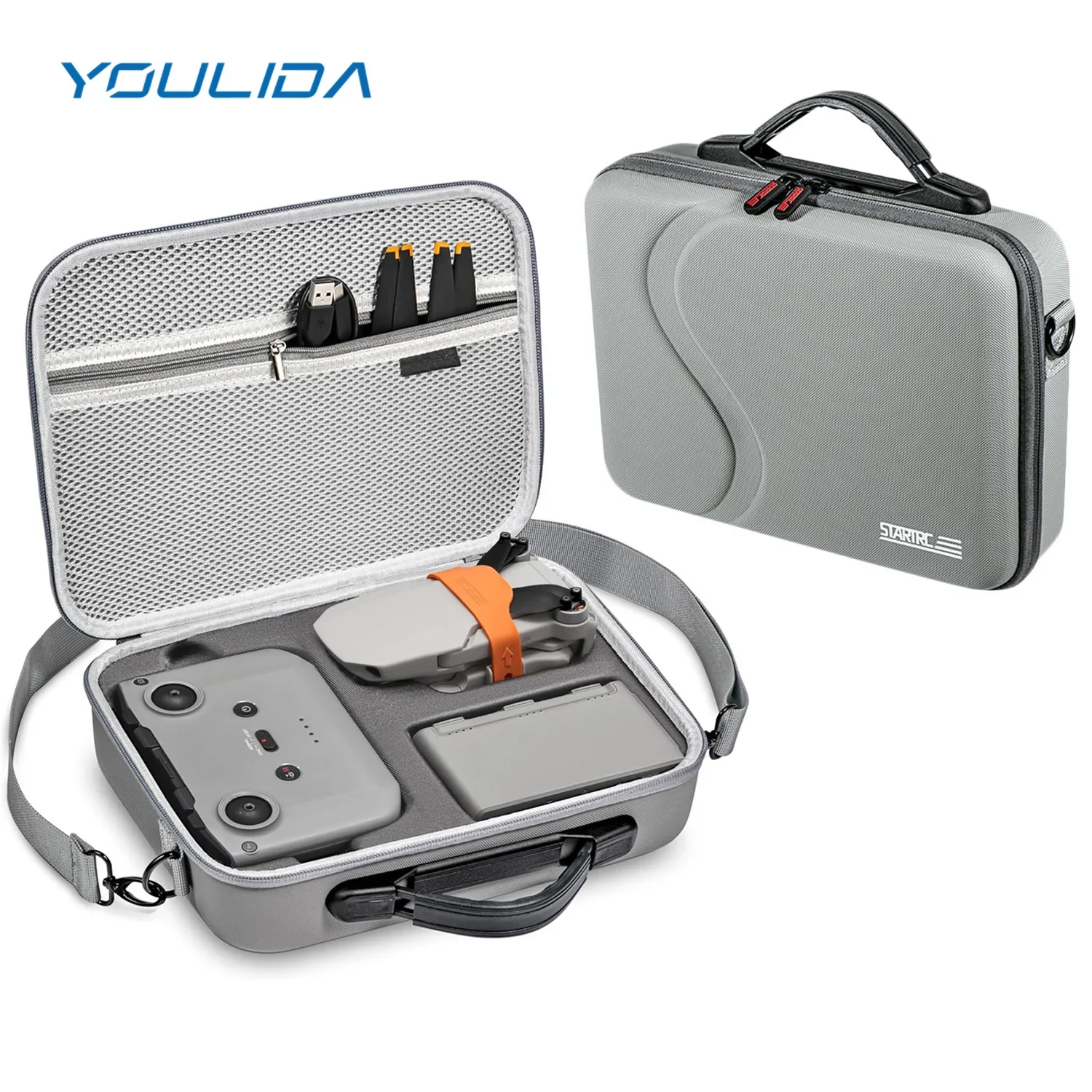 Mini 2 Shoulder Bag PU Portabl - Drone Carrying Bag 评论和价格