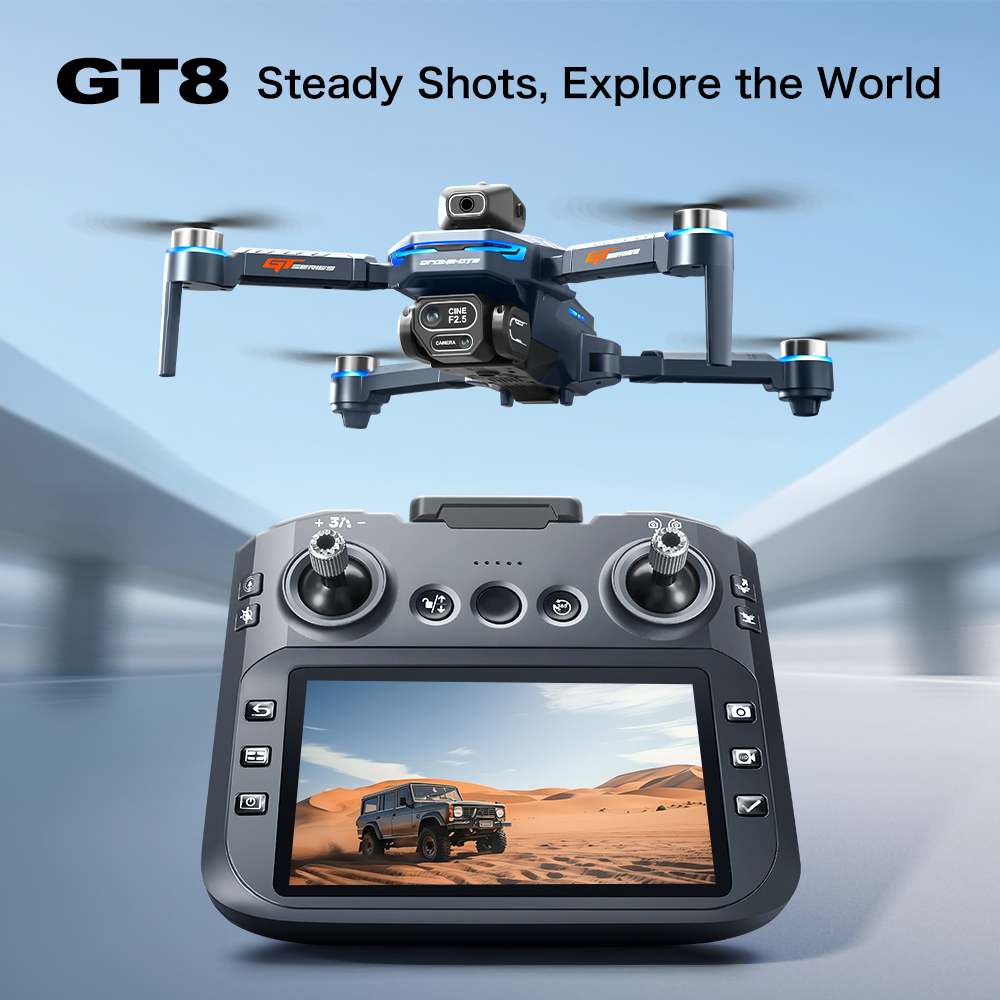 GT8 Max Foldable Drone 8K HD P - Drone Gt8 Rc 评论和价格