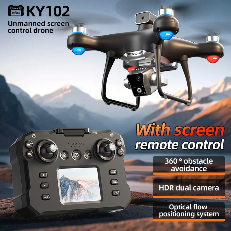 Brushless RC Drone Screen Cont - Drone Ky102 Rc 评论和价格
