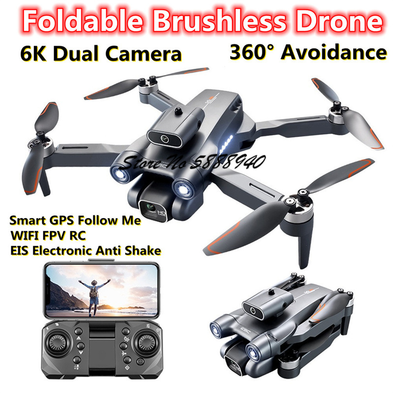 6K Optical Flow Brushless Fold - Drone Rc S1S 评论和价格