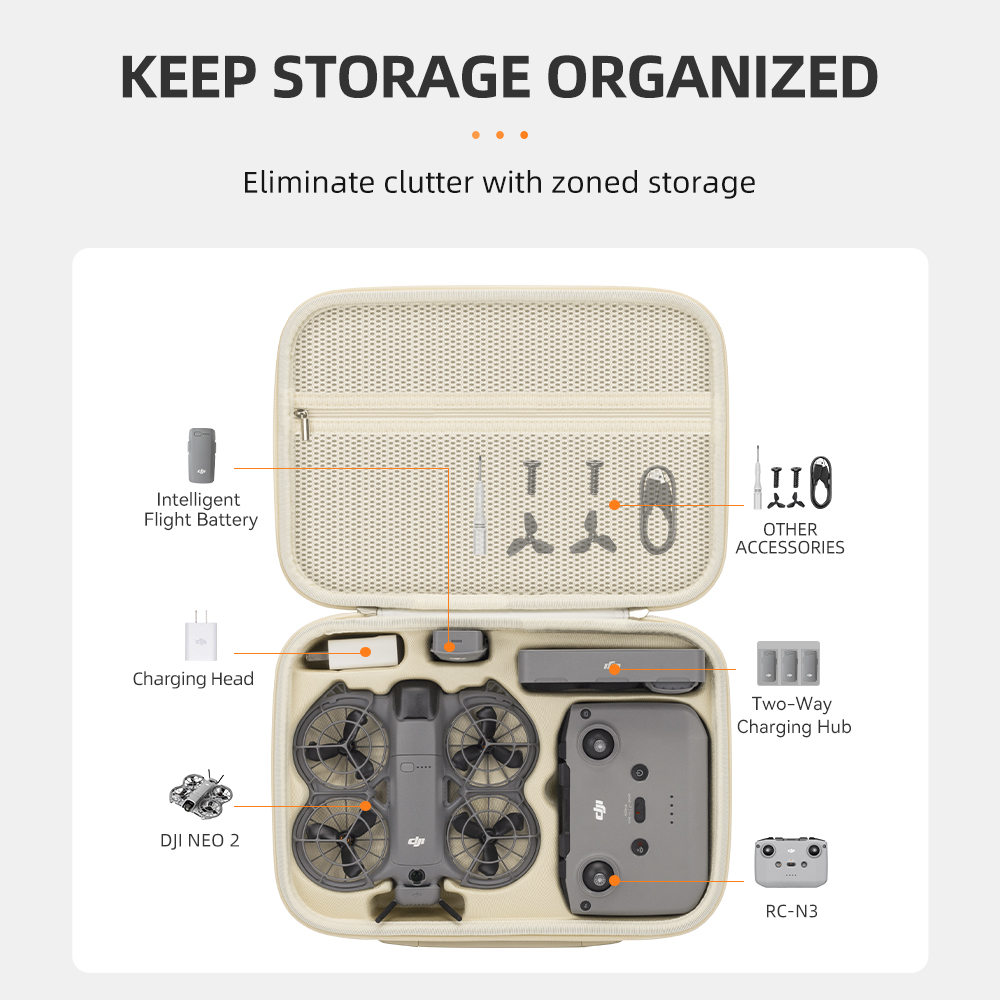 Storage Bag for DJI Neo 2 Fly  - Drone Carrying Bag 评论和价格
