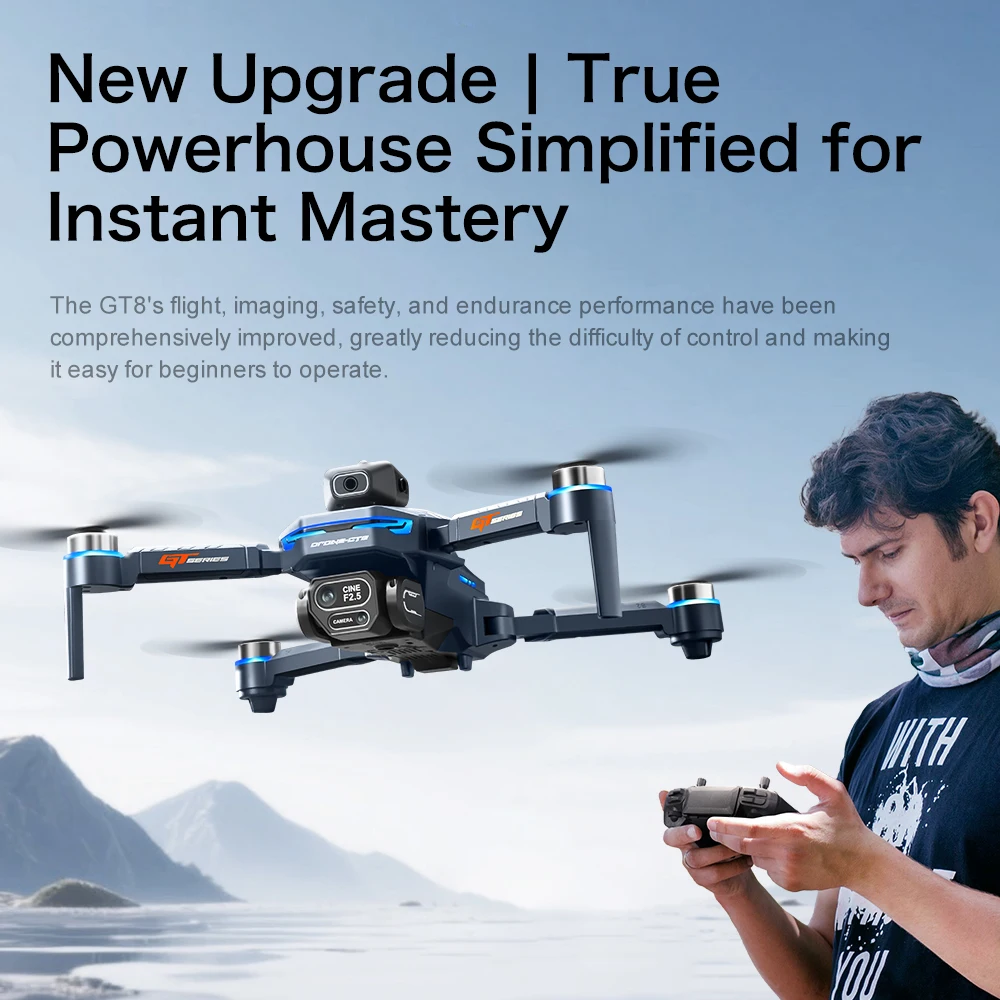 Original GT8 Drone GPS 8k Came - Drone Gt8 Rc 评论和价格