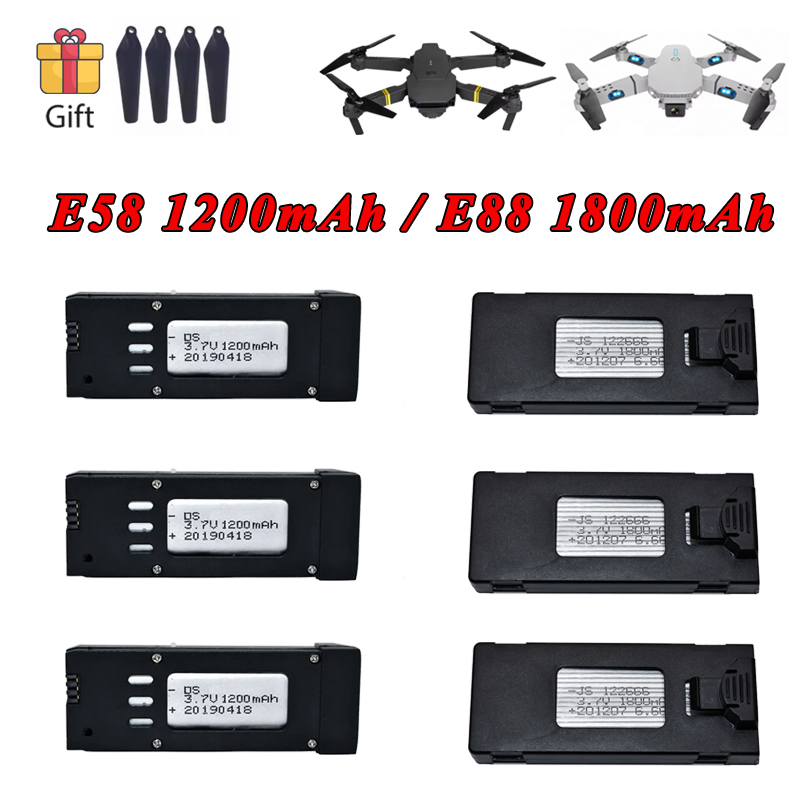3.7V 1200mAh 1800mAh Lipo Batt - Lyzrc Drone 评论和价格