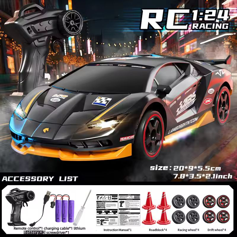 1/24 4WD RC Drift Car 2.4GHz H - Drone Lidi Rc 评论和价格