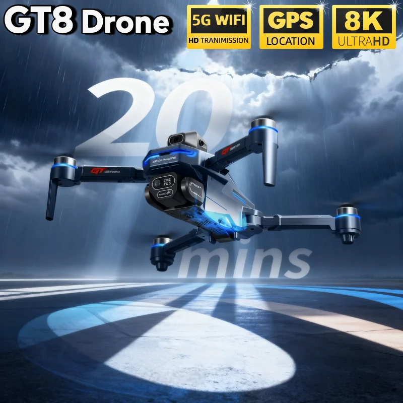 LSRC GT8 Foldable RC Drone Dua - Drone Gt8 Rc 评论和价格