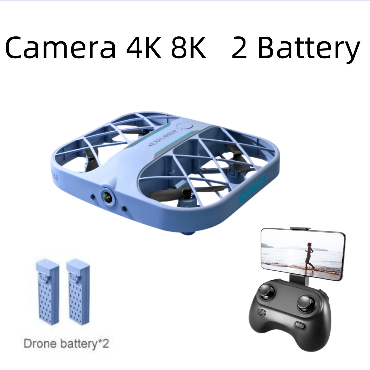 JJRC H107 FPV RC Drone with 2  - Lyzrc Drone 评论和价格